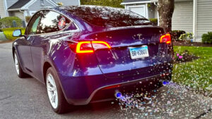 Bubble Exhaust Tesla