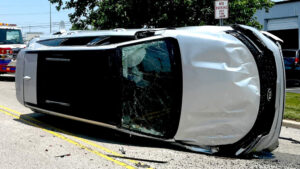 Cicada Causes Car Flip