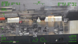Car Carrier Ablaze