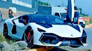 Lamborghini Mishap