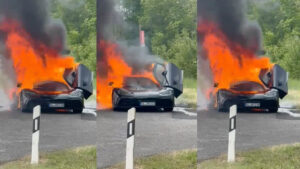 AMG One Hypercar Fire