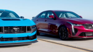 Mustang vs Cadillac